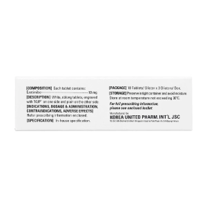Zytovyrin 10mg Korea United Pharm 3 vỉ x 10 viên (Ezetimib)