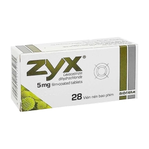 Zyx 5mg Biofarm 4 vỉ x 7 viên (Levocetirizin)